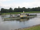 Raddampfer auf der Elbe